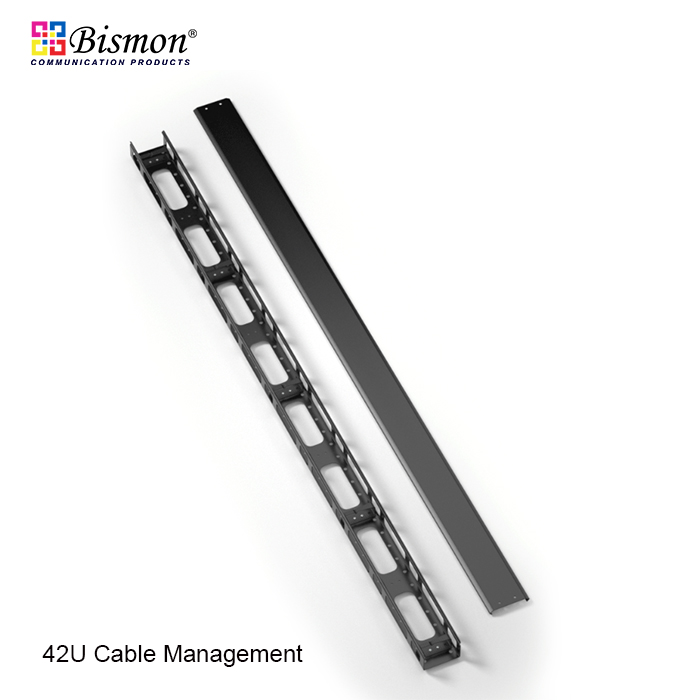 42U Cable Management panel with cover for Rack 19inch(Steel type)